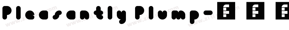 Pleasantly Plump字体转换